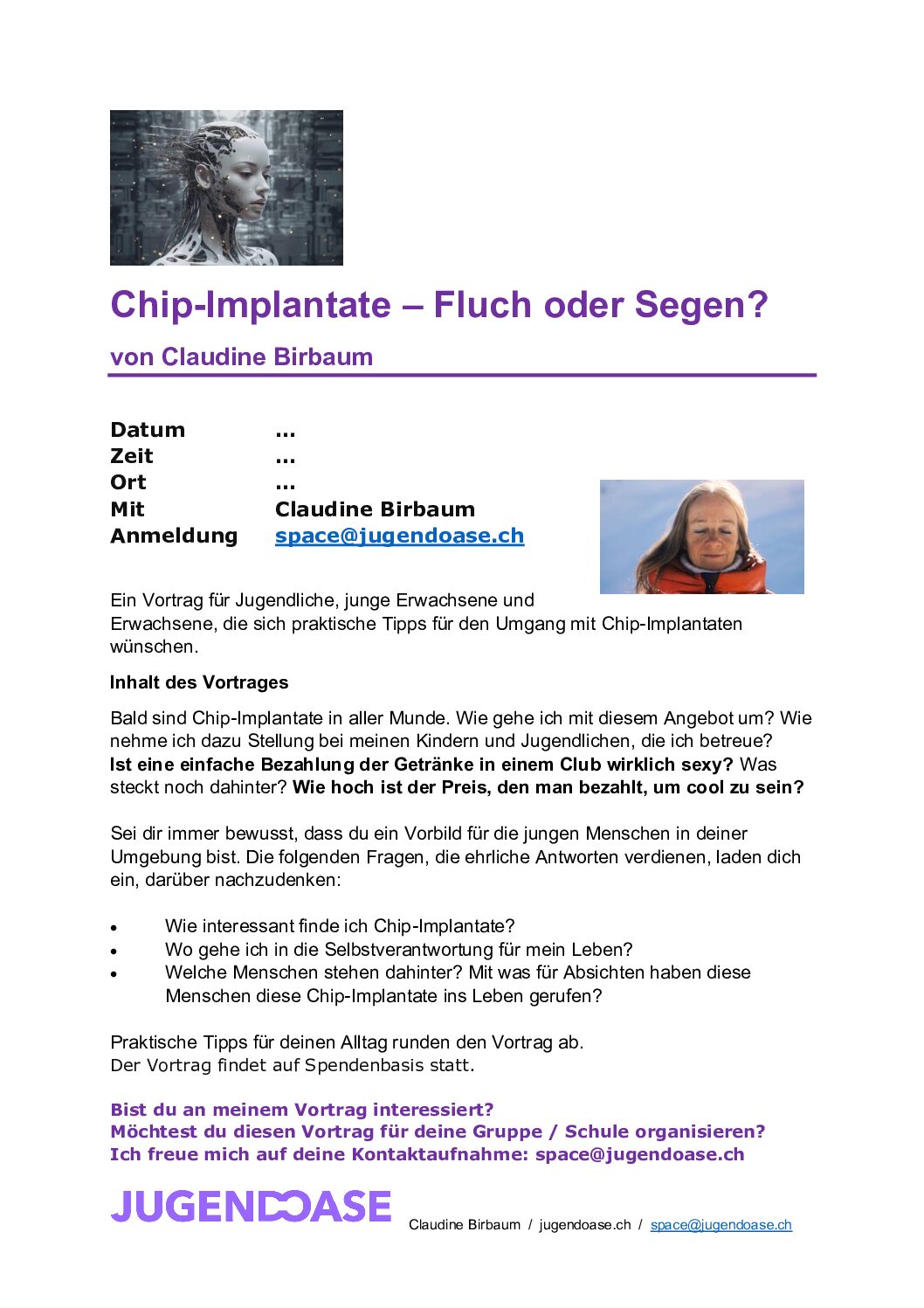 Vortrag: Chip-Implantate – Fluch oder Segen?