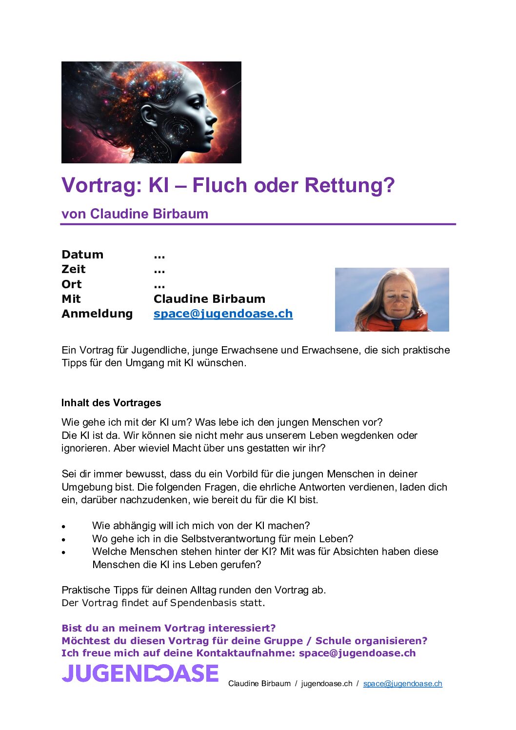 Vortrag: KI – Fluch oder Rettung?